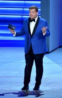 James Corden appears onstage during the 70th annual Primetime Emmy Awards at the Microsoft Theater in downtown Los Angeles on September 17, 2018.  LAP201809171117 JIMxRUYMEN