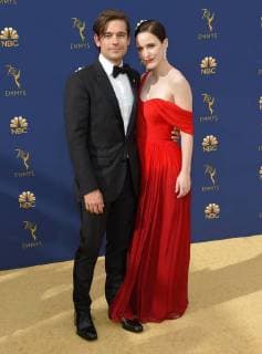 Jason Ralph and Rachel Brosnahan arriving at the 70th Primetime Emmy Awards in Los Angeles, California - Sept 17, 2018 - Emmy Awards 2018, Los Angeles California United States Microsoft Theatre  Copyright: xOConnor-Arroyox xAFF-USA.comx h_00544313