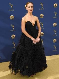 Sarah Paulson arriving at the 70th Primetime Emmy Awards in Los Angeles, California - Sept 17, 2018 - Emmy Awards 2018, Los Angeles California United States Microsoft Theater  Copyright: xOConnor-Arroyox h_00544317