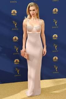 Vanessa Kirby arriving at the 70th Primetime Emmy Awards in Los Angeles, California - Sept 17, 2018 - Emmy Awards 2018, Los Angeles California United States Microsoft Theater  Copyright: xOConnor-Arroyox h_00544340