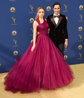 Joey King and Zac Posen arriving at the 70th Primetime Emmy Awards in Los Angeles, California - Sept 17, 2018 - Emmy Awards 2018, Los Angeles California United States Microsoft Theatre  Copyright: xOConnor-Arroyox h_00544350