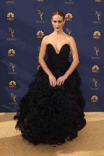 LOS ANGELES, CA - SEPTEMBER 17: Sarah Paulson at the 70th Primetime Emmy Awards at the Microsoft Theater in Los Angeles, California on September 17, 2018. Copyright: xFayexSadoux