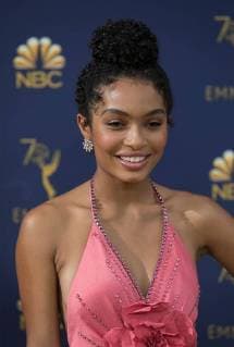 September 17, 2018 - Los Angeles, California, U.S - Yara Shahidi on the red carpet of the 2018 Emmy Awards held at the Microsoft Theater on Monday September 17, 2018 in Los Angeles, California. Los Angeles U.S. - ZUMAp124 20180917_zaa_p124_018 Copyright: xJavierxRojasx