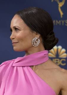 September 17, 2018 - Los Angeles, California, U.S - Thandie Newton on the red carpet of the 2018 Emmy Awards held at the Microsoft Theater on Monday September 17, 2018 in Los Angeles, California. Los Angeles U.S. - ZUMAp124 20180917_zaa_p124_024 Copyright: xJavierxRojasx