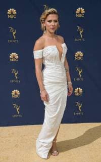 September 17, 2018 - Los Angeles, California, U.S - Scarlett Johansson on the red carpet of the 2018 Emmy Awards held at the Microsoft Theater on Monday September 17, 2018 in Los Angeles, California. Los Angeles U.S. - ZUMAp124 20180917_zaa_p124_050 Copyright: xJavierxRojasx