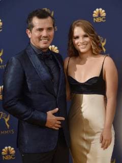 Actor John Leguizamo (L) and Justine Maurer attend the 70th annual Primetime Emmy Award at the Microsoft Theater in downtown Los Angeles on September 17, 2018.  LAP201809171154 CHRISTINExCHEW