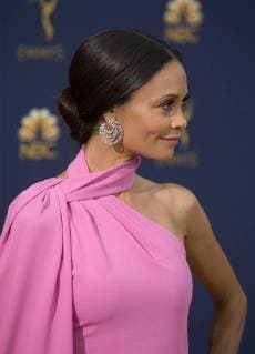 September 17, 2018 - Los Angeles, California, U.S - Thandie Newton on the red carpet of the 2018 Emmy Awards held at the Microsoft Theater on Monday September 17, 2018 in Los Angeles, California. Los Angeles U.S. - ZUMAp124 20180917_zaa_p124_059 Copyright: xJavierxRojasx