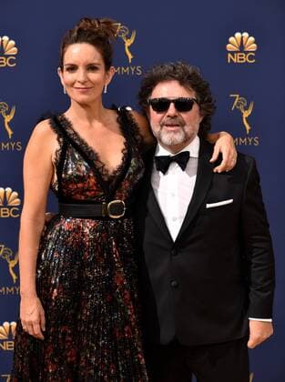 Actor Tina Fey (L) and composer Jeff Richmond attend the 70th annual Primetime Emmy Award at the Microsoft Theater in downtown Los Angeles on September 17, 2018.  LAP201809171165 CHRISTINExCHEW