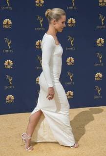 September 17, 2018 - Los Angeles, California, U.S - Kristen Bell on the red carpet of the 2018 Emmy Awards held at the Microsoft Theater on Monday September 17, 2018 in Los Angeles, California. Los Angeles U.S. - ZUMAp124 20180917_zaa_p124_062 Copyright: xJavierxRojasx