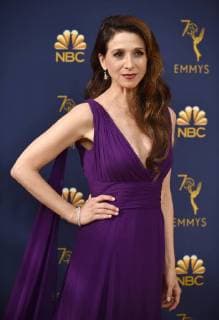 Actor Marin Hinkle attends the 70th annual Primetime Emmy Award at the Microsoft Theater in downtown Los Angeles on September 17, 2018.  LAP201809171176 CHRISTINExCHEW