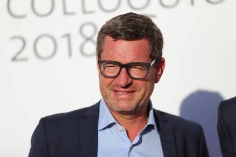 Kai Diekmann arrives at the M100 Media Award ceremony at Deniz Yücel in the Potsdam Museum in Potsdam 18 September 2018 M100 Media Award