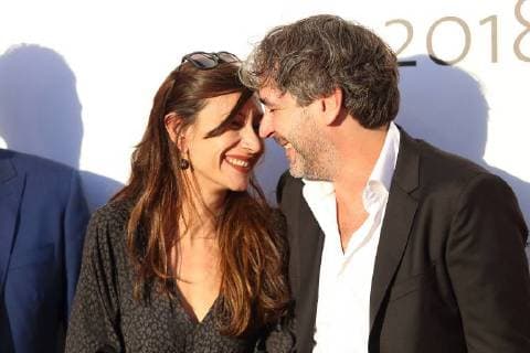 Dilek Mayatürk Yücel and Deniz Yücel The World before the award of the M100 Media Award to Deniz Yücel at the Potsdam Museum in Potsdam 18 September 2018 M100 Media Award
