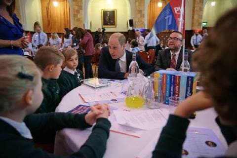 . 18 09 2018. Birmingham, United Kingdom. Prince William, Duke of Cambridge at the first National SkillForce Prince William Award Graduation Ceremony at the University of Birmingham, United Kingdom.  xPoolx xi-Imagesx IIM-18502-0060