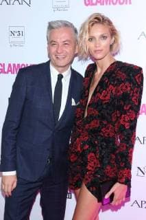 Anja Rubik gets Glamour Woman of the Year award Anja Rubik gets Glamour Woman of the Year award on September 19, 2018 in Warsaw, Poland. Anja Rubik with Polish MP Robert Biedron. EN_01339496_0290 