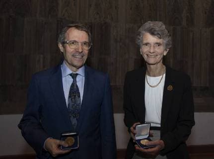 Zülch Prize Hansa Saal Historical Town Hall Koeln Date 21 09 2018 Links Josep Dalmau Right Angela Vincent
