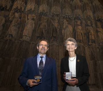 Zülch Prize Hansa Saal Historical Town Hall Koeln Date 21 09 2018 Links Josep Dalmau Right Angela Vincent