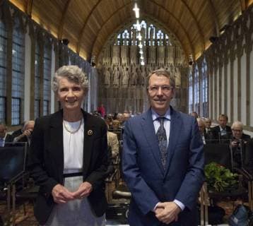 Zülch Prize Hansa Saal Historical Town Hall Koeln Date 21 09 2018 Right Josep Dalmau Links Angela Vincent