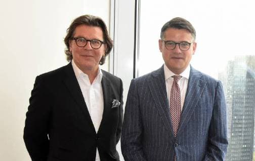 21 09 2018 Frankfurt am Main Hessian Film and Cinema Prize 2018 Announcement of nominations and honorary award winner Boris Rhein Hessian Minister of Science and Art Hans Joachim Mendig Managing Director Hessen Film