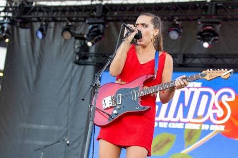 September 21, 2018 - Las Vegas, Nevada, U.S - ANA PERROTE of Hinds during Life Is Beautiful Music Festival in Las Vegas, Nevada Las Vegas U.S. - ZUMAs135 20180921_zap_s135_047 Copyright: xDanielxDeSloverx