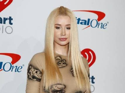 Iggy Azalea arrives for the iHeartRadio Music Festival at the T-Mobile Arena in Las Vegas, Nevada on September 21, 2018.  LVP2018092174 JAMESxATOA