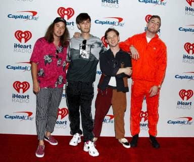 Drax Project arrives for the iHeartRadio Music Festival at the T-Mobile Arena in Las Vegas, Nevada on September 21, 2018.  LVP2018092113 JAMESxATOA