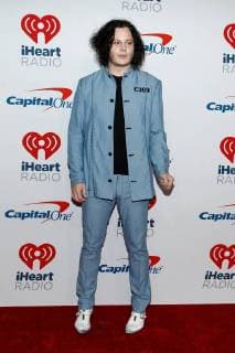 Musician Jack White arrives for the iHeartRadio Music Festival at the T-Mobile Arena in Las Vegas, Nevada on September 21, 2018.  LVP2018092135 JAMESxATOA