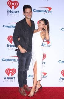 21 September 2018 - Las Vegas, NV - Wells Adams, Sarah Hyland. 2018 iHeartRadio Music Festival at T-Mobile Arena. Photo Credit: MJT AdMedia 230373 2018-09-21 NV Las Vegas Etats-Unis  Copyright: xAdMediax STAR_230373_060