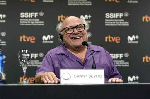 Danny DeVito at the Donostia Award press conference at the 66th International San Sebastian Festival Internacional de Cine de San Sebastian International Film Festival San Sebastian 22 09 2018 Foto:xC.xNiehausx xFuturexImage
