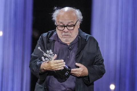 SAN SEBASTIAN, SPAIN ? SEPTEMBER 22: Danny DeVito receives the Donostia Award to a lifetime achievements at Kursaal terrace in San Sebastian, Spain on the 22nd of September of 2018. Copyright: xJimmyxOlsenx