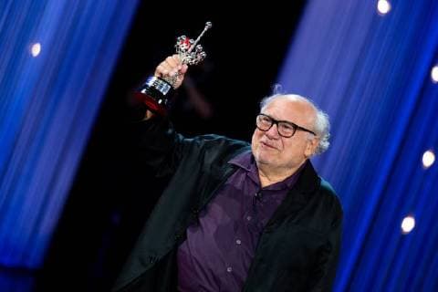 September 22, 2018 - San Sebastian, Spain - Danny DeVito receive the Donostia Award during the 66th San Sebastian International Film Festival on September 22, 2018 in San Sebastian, Spain. San Sebastian Spain  - ZUMAn230 20180922_zaa_n230_627 Copyright: xManuelxRomanox