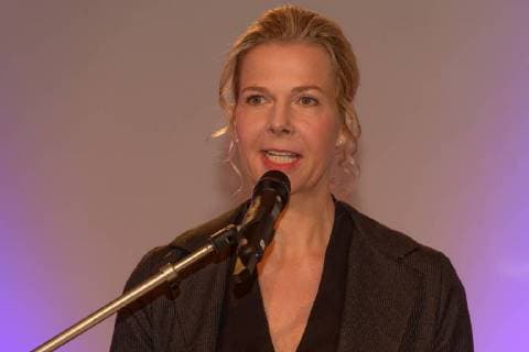 Awarding of the WDR Childrens Rights Award 2018 The WDR Childrens Rights Prize was awarded 12 times this year In the picture the WDR Radio Director Valerie Weber during the Sound Check Cologne Nordrhein Westfalen Germany