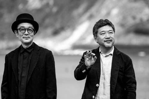 September 23, 2018 - San Sebastian, Spain - (EDITOR S NOTE: Image was converted to black and whtie) Hirokazu Kore eda (R) and Lily Franky during the photocall for Donostia Award at the 66th San Sebastian International Film Festival on September 23, 2018 in San Sebastian, Spain. San Sebastian Spain  - ZUMAn230 20180923_zaa_n230_228 Copyright: xManuelxRomanox