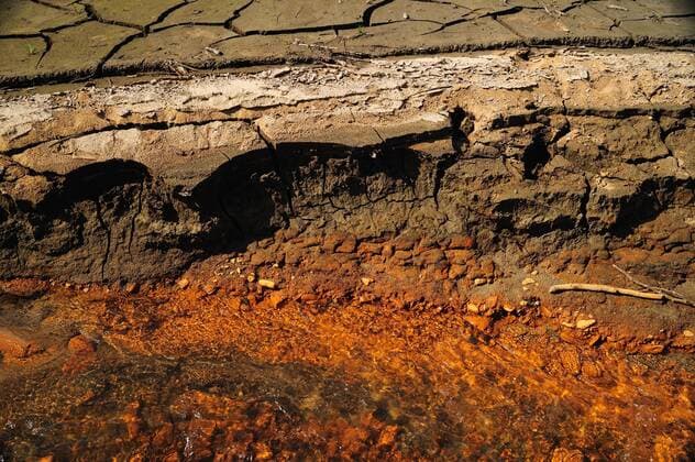 Europe Germany Saxony Osterzgebirge Landkreis Saxon Switzerland dam Lehnmühle dried up basin