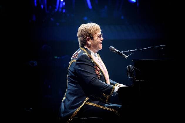 September 25, 2018 - Toronto, Ontario, Canada - English singer songwriter Sir ELTON JOHN performed sold out show as part of his Farewell Yellow Brick Road Tour at Scotiabank Arena in Toronto. Toronto Canada - ZUMAv53_ 20180925_zaf_v53_026 Copyright: xIgorxVidyashevx