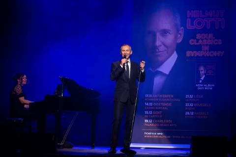 Singer Helmut Lotti aka Helmut Lotigiers pictured during a ceremony to award the Brussels Intergenerational Award to Belgian singer Helmut Lotti, Wednesday 26 September 2018 at the Brussels City Hall.  JAMESxARTHURxGEKIERE 05434343