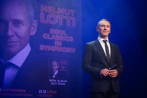 Singer Helmut Lotti aka Helmut Lotigiers pictured during a ceremony to award the Brussels Intergenerational Award to Belgian singer Helmut Lotti, Wednesday 26 September 2018 at the Brussels City Hall.  JAMESxARTHURxGEKIERE 05434362