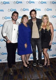 26 September 2018 - Nashville, Tennessee - Michael Ray, Sarah Trahern, Chuck Wicks, Julie Roberts. CMA s 60th birthday party celebration held at the Wildhorse Saloon. Photo Credit: Dara-Michelle Farr AdMedia 230576 2018-09-26 TN Nashville Etats-Unis  Copyright: xAdMediax STAR_230576_030