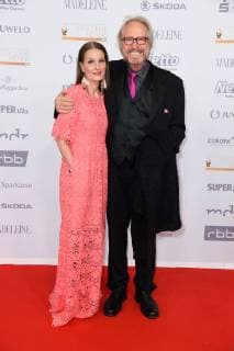 Reiner Schoene with his wife Anja Schoene at the Goldene Henne 2018 in the Messe Leipzig on 28 09 2018 Red Carpet