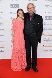 Reiner Schoene with his wife Anja Schoene at the Goldene Henne 2018 in the Messe Leipzig on 28 09 2018 Red Carpet