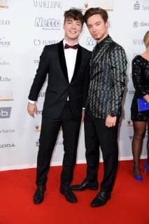 The Lochis novel Lochmann Heiko Lochmann at the Goldene Henne 2018 in the fair Leipzig on 28 09 2018 red carpet