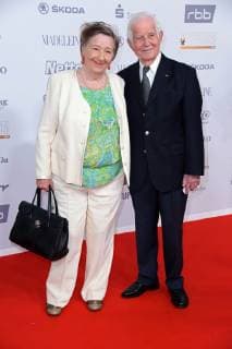 Kurt Biedenkopf with his wife Ingrid at the Goldene Henne 2018 in the Messe Leipzig on 28 09 2018 Red carpet