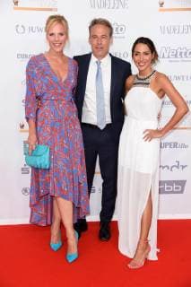 Melanie Marschke Marco Girnth Amy Mussul at the Goldene Henne 2018 at Messe Leipzig on 28 09 2018 Red Carpet