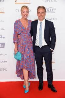 Melanie Marschke Marco Girnth at the Goldene Henne 2018 at Messe Leipzig on 28 09 2018 Red carpet