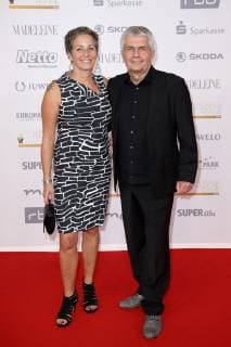 Roland Jahn with his wife Hilde Jahn at the 24th Golden Henne 2018 in the Leipziger Messe Leipzig 28 09 2018 Foto:xS.xGabschx xFuturexImage
