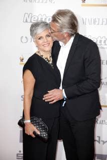 Birgit Schrowange with friend Frank Spothelfer at the 24th Golden Henne 2018 in Leipzigs Leipzig Fair 28 09 2018 Foto:xS.xGabschx xFuturexImage