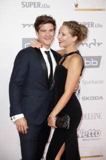 Philipp Danne with his wife Viktoria Schüssler at the 24th Golden Henne 2018 in the Leipziger Messe Leipzig 28 09 2018 Foto:xS.xGabschx xFuturexImage
