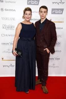 Alexa Maria Surholt and son Arthur at the 24th Golden Henne 2018 in the Leipziger Messe Leipzig 28 09 2018 Foto:xS.xGabschx xFuturexImage