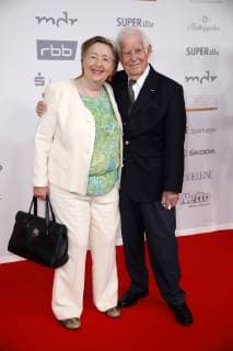 Kurt Biedenkopf with his wife Ingrid Biedenkopf at the 24th Golden Henne 2018 in the Leipziger Messe Leipzig 28 09 2018 Foto:xS.xGabschx xFuturexImage