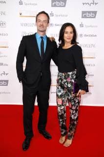 Jörg Hartmann with partner Silvia Medina at the 24th presentation of the Goldene Henne 2018 at the Leipziger Messe Leipzig 28 09 2018 Foto:xS.xGabschx xFuturexImage