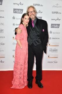Reiner Schöne and his wife Anja at the award ceremony The Goldene Henne on 28 09 2018 in Leipzig The Goldene Henne 2018 award ceremony in Leipzig